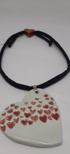 Multicuoricini ceramic necklace