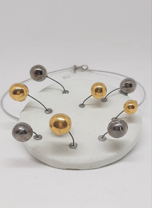Satelliti ceramic necklace