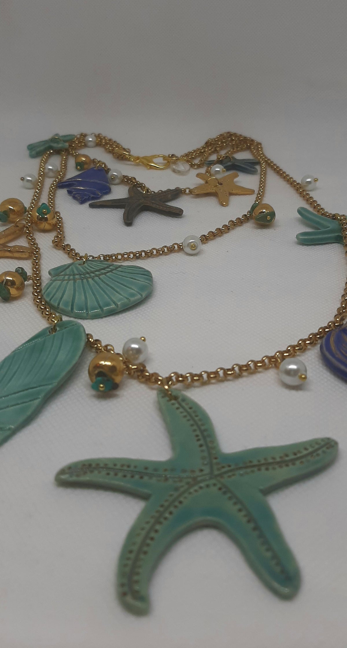 Stella di Mare ceramic necklace