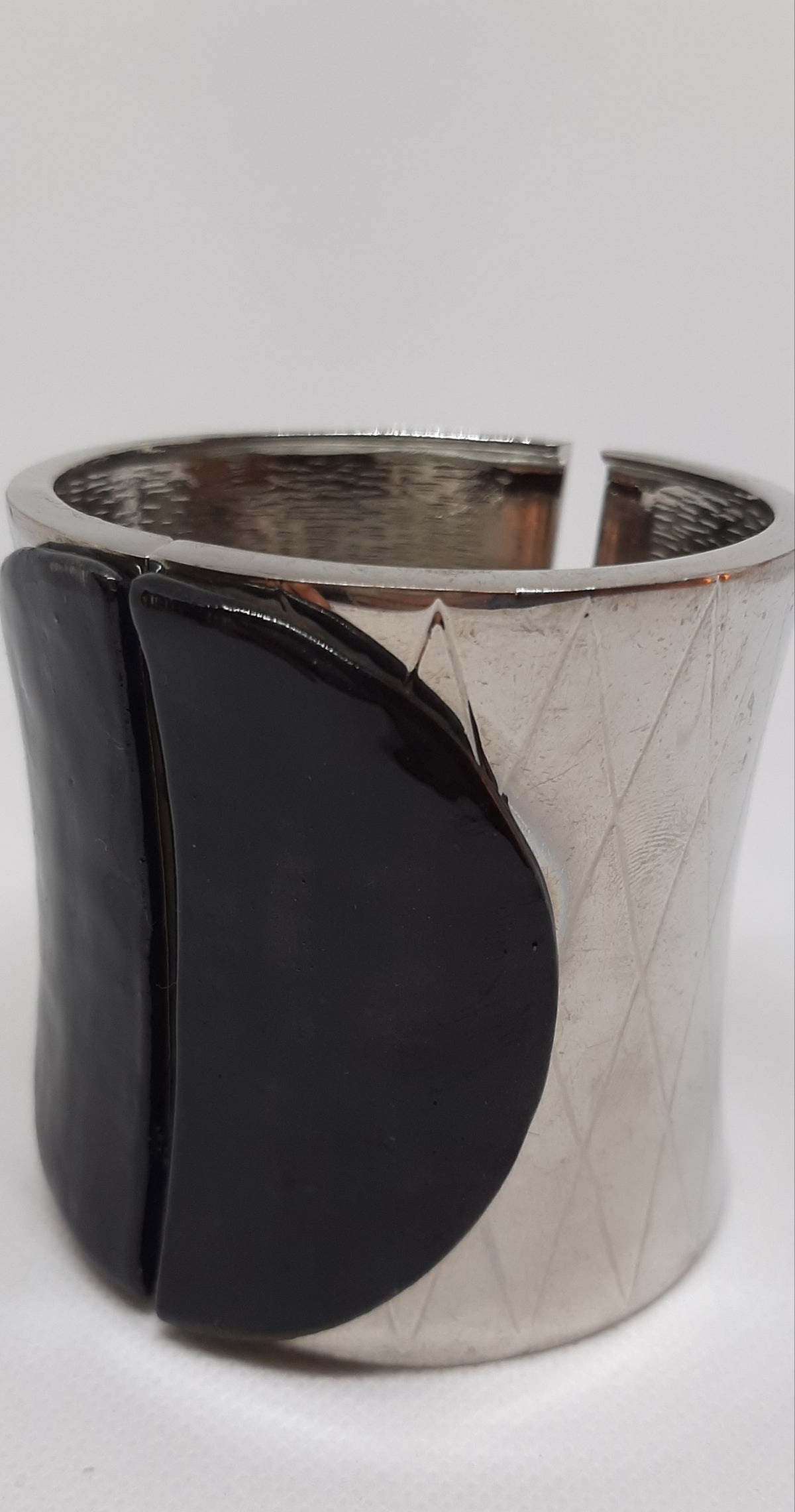 Mondrì bracciale in  acciaio e ceramica