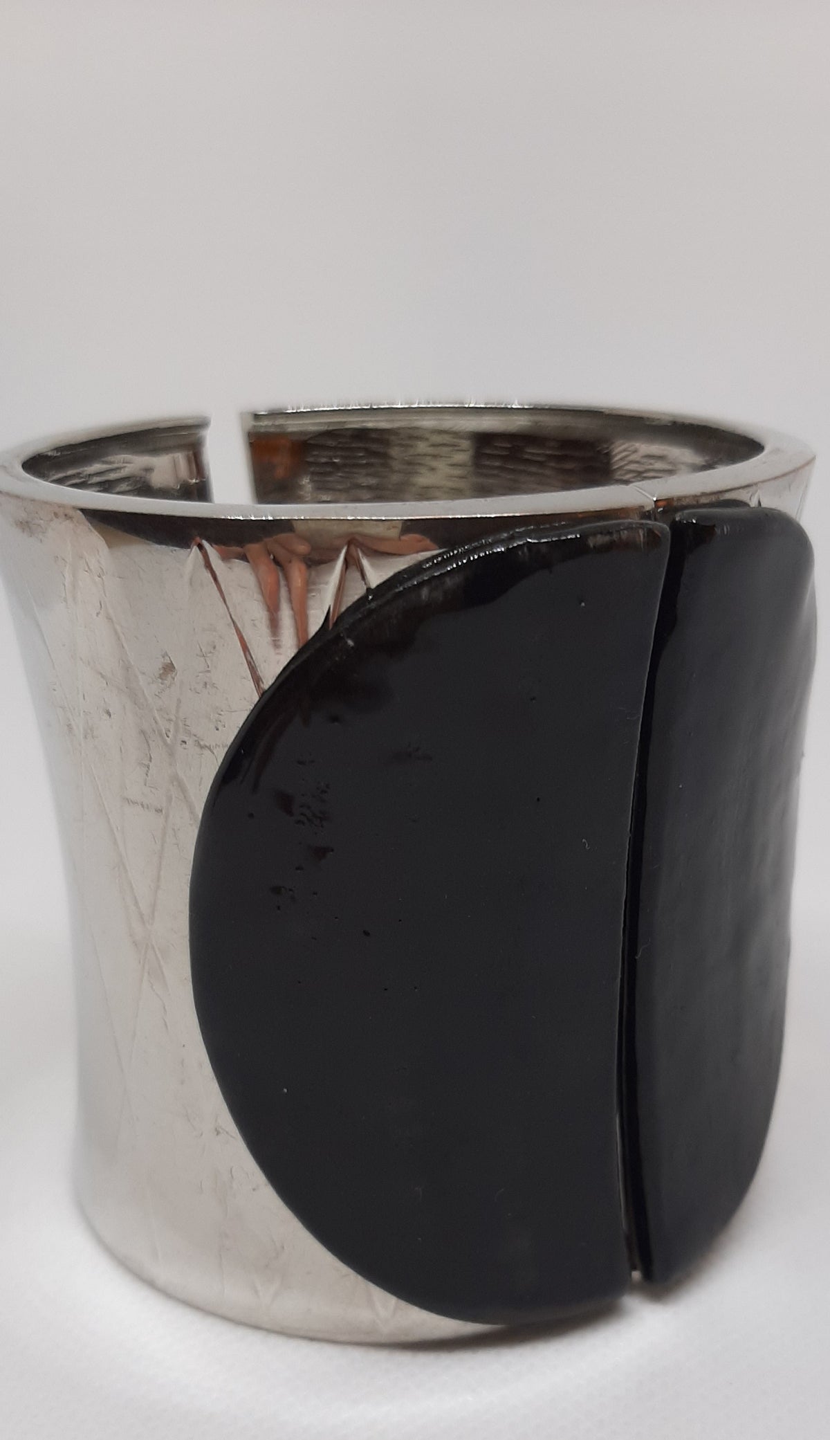 Mondrì bracciale in  acciaio e ceramica