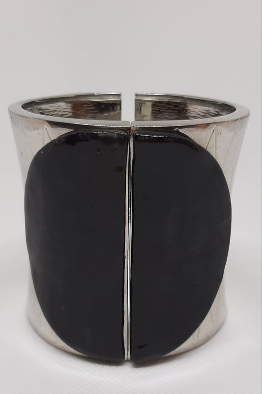 Mondrì bracciale in  acciaio e ceramica