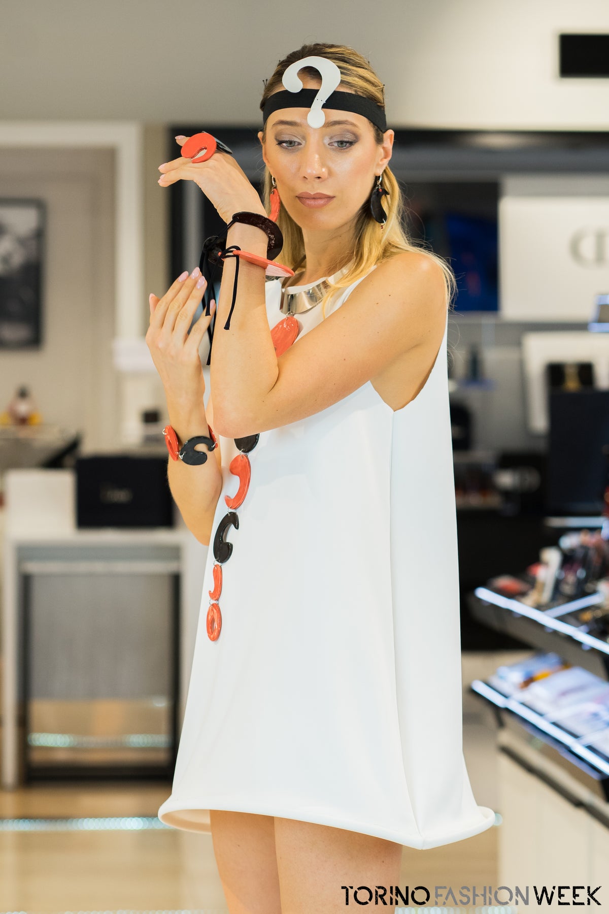 Yin Yang bracciale in ceramica e