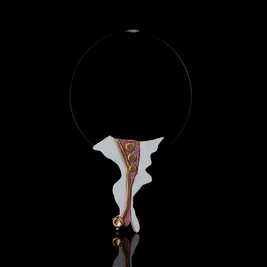 "Scultura 3" ceramic necklace