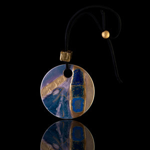Orbital View ceramic necklace